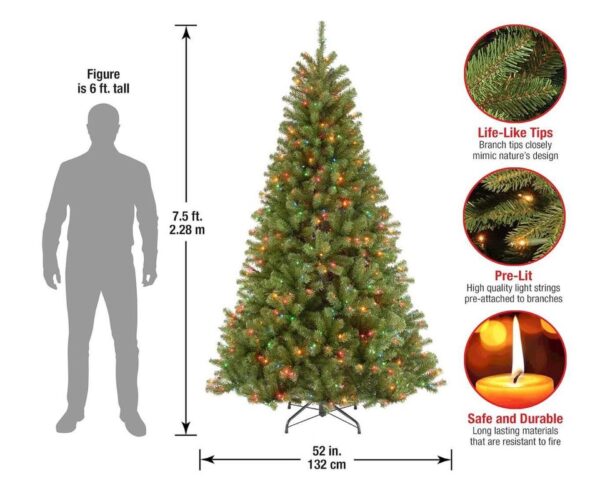  6-foot Slim Artificial Christmas Tree - Image 3