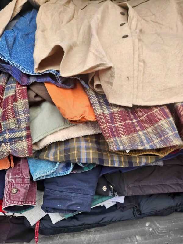 Pallet of 300 Vintage Flannels & Sweatshirts - Image 2